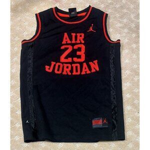 Jordan Jersey Boys M 10-12 Years Black Red Air Jordan 23 Fly Since 1982 Youth